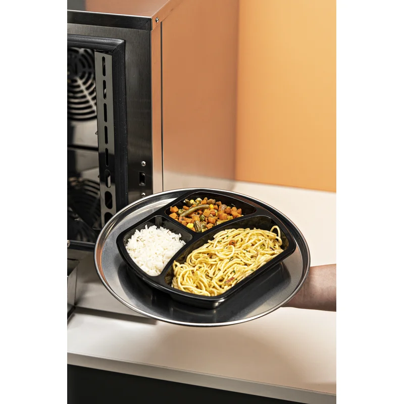Bandeja Forneavel 3 Divisorias 850ml SKU G231SF - embalagem Galvanotek