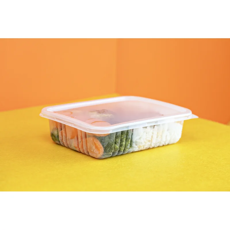 Pote Freezer Microondas 700ml PP Cristal SKU G302CR - embalagem Galvanotek