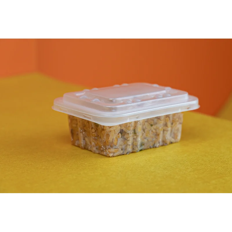 Pote Freezer Microondas 180ml PP Cristal SKU G304CR - embalagem Galvanotek