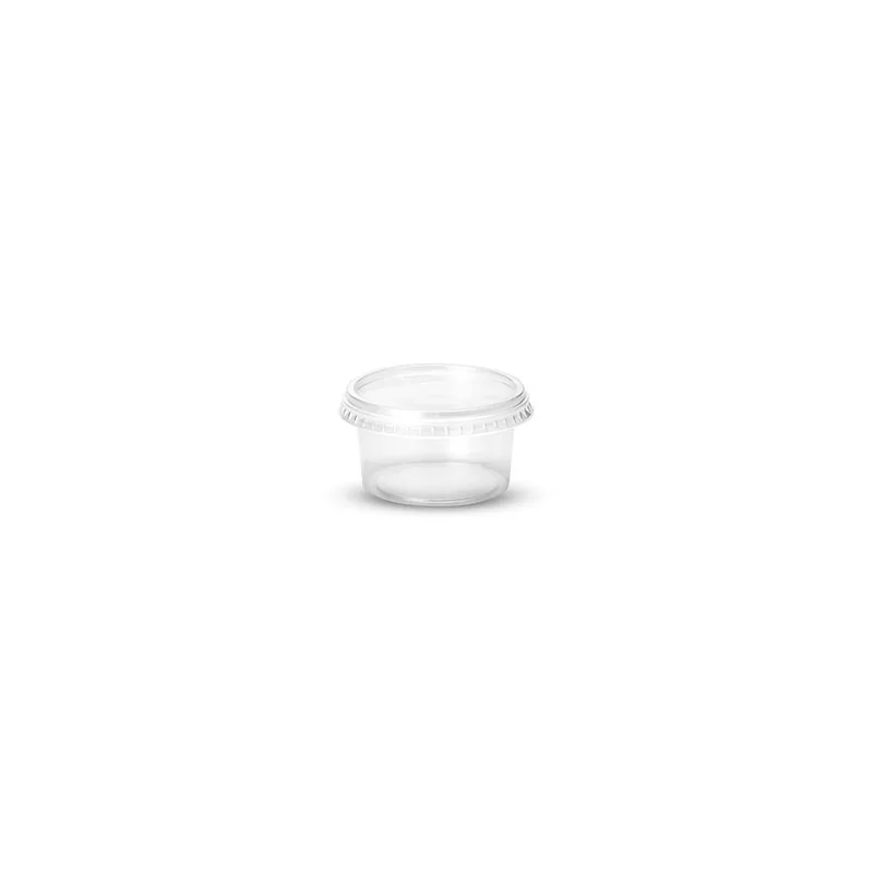 Pote Redondo com Tampa PP - 200ml SKU G310200SF - embalagem Galvanotek