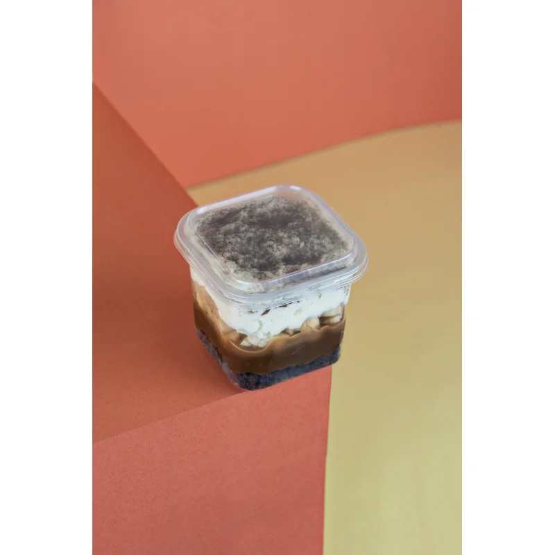 Pote Quadrado PP - 350ml SKU G378SF - embalagem Galvanotek