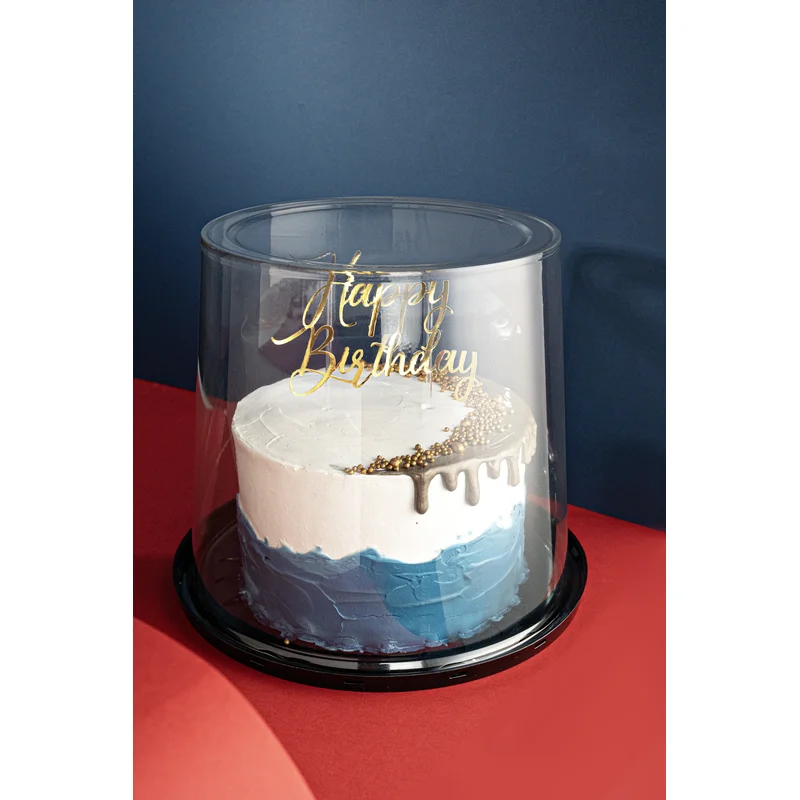 Torta Alta Gourmet PET Preto SKU G58CTPR - embalagem Galvanotek