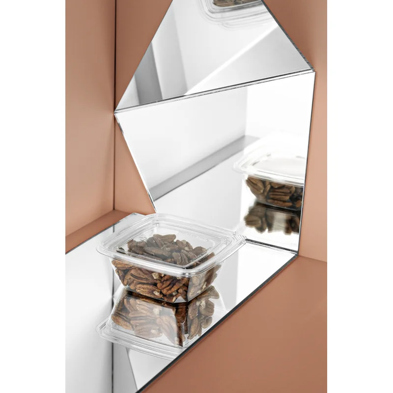 Pote Quadrado com Lacre 237ml SKU G762CR - embalagem Galvanotek
