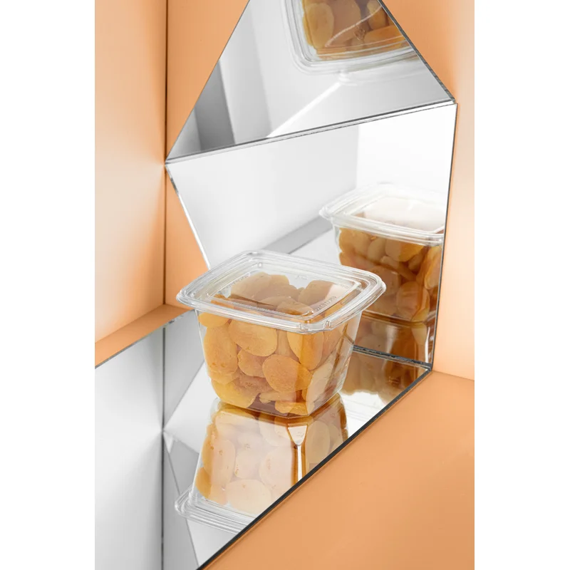 Pote Quadrado com Lacre 473ml SKU G767CR - embalagem Galvanotek