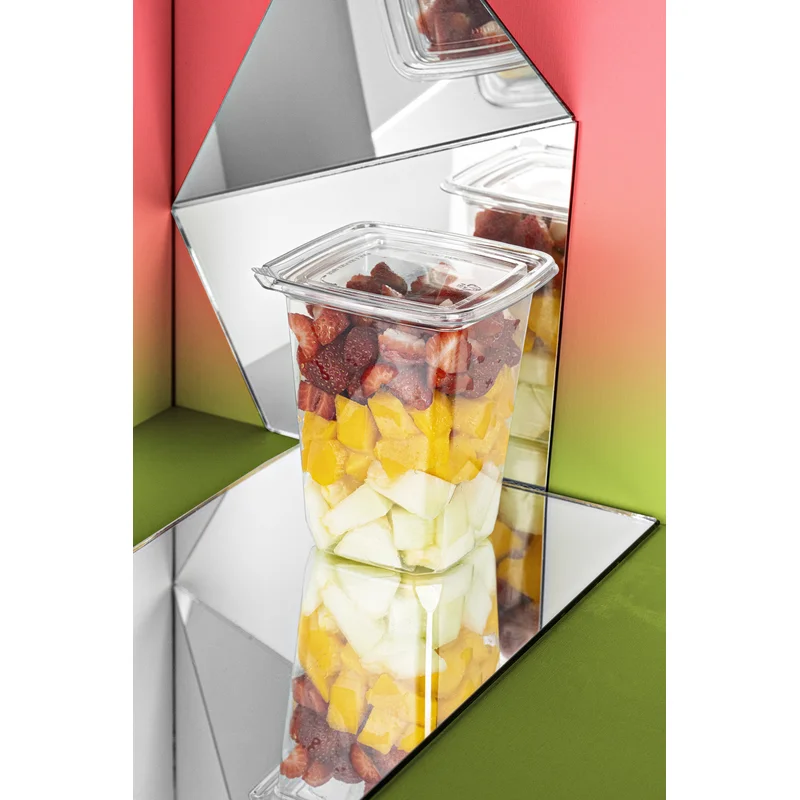 Pote Quadrado com Lacre 946ml SKU G769CR - embalagem Galvanotek