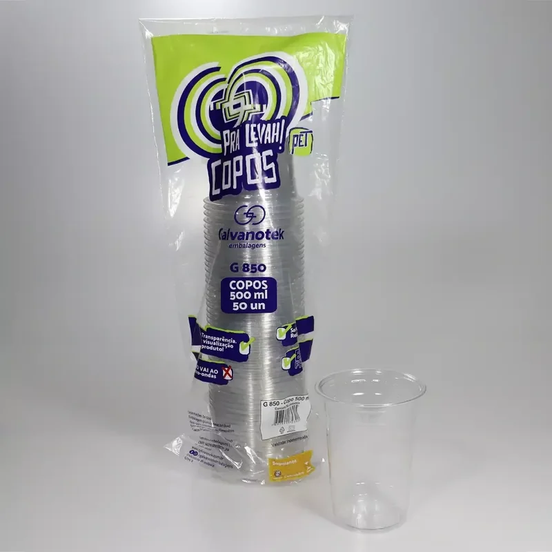 Copo 500ml Açaí PET Cristal SKU G850COPO500MLAÇAÍ - embalagem Galvanotek